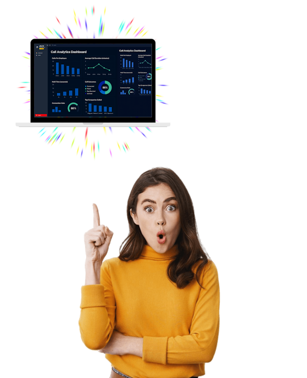 xDial AI Enterprise Analytics dashboard